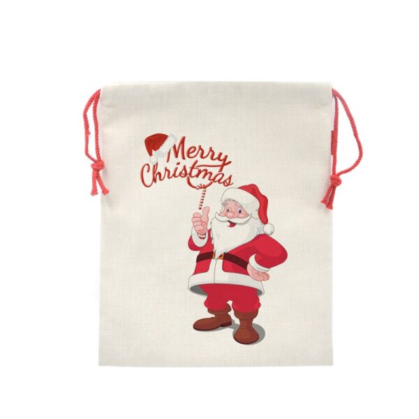 Linen Santa Bag