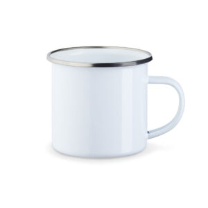 White Enamel Cup