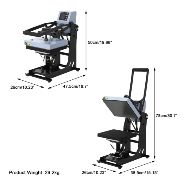 Galaxy Cap Press HTP603 2 in 1 - Afbeelding 4