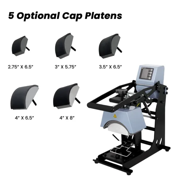 Galaxy Cap Press HTP603 2 in 1 - Afbeelding 3