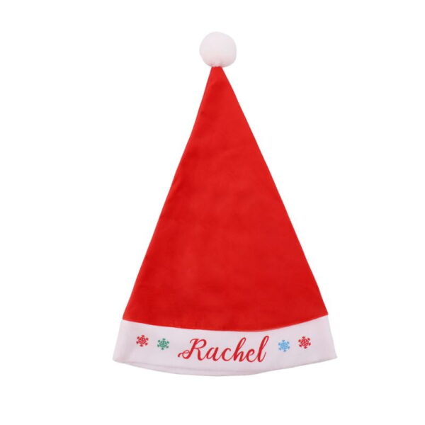 Santa Hat Plush Red - Image 2