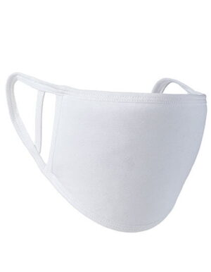 Face mask white 100% cotton