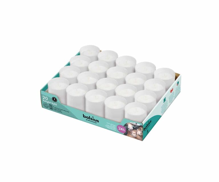 Stompkaarsen Bolsius 52 x 64 cm Tray 20 stuks 1 1