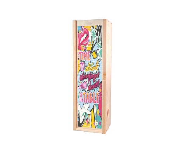 Wine box wood magnum including lid - Image 2