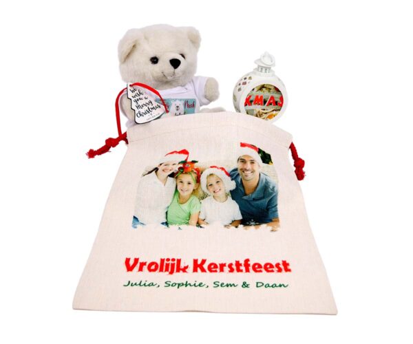 Linen Santa Bag - Image 5