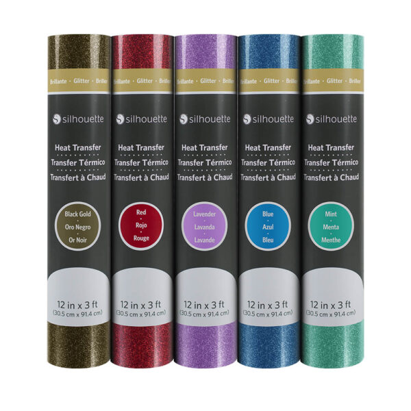 Silhouette Glitter Heat Transfer