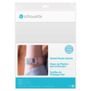 Silhouette Scratch-Off Sticker Silver