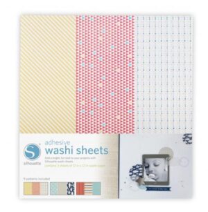 Silhouette Washi Paper Sheets