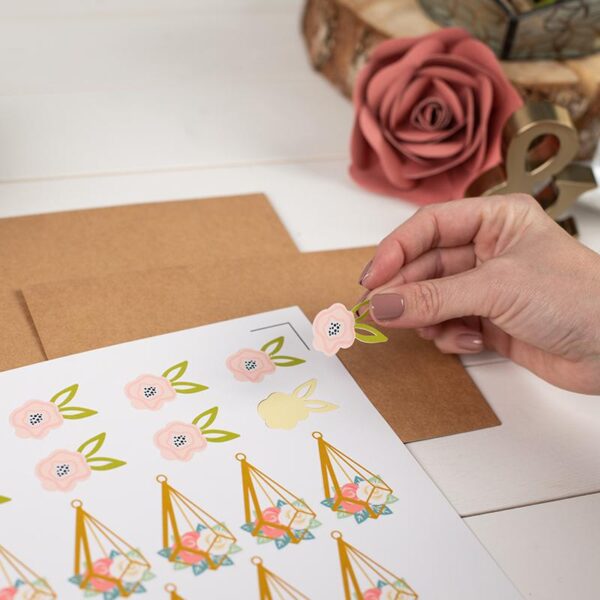 Silhouette Sticker Sheets White - Image 4