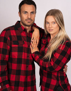 Woven Plaid Flannel Shirt