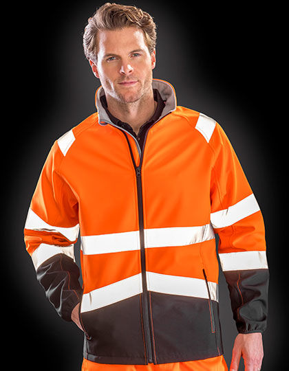 Printable Safety Softshell Jacket 1 Printable Safety Softshell Jacket
