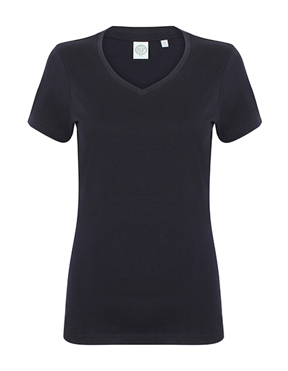 Women´s Feel Good Stretch V-Neck T 4 Women´s Feel Good Stretch V-Neck T - Image 4