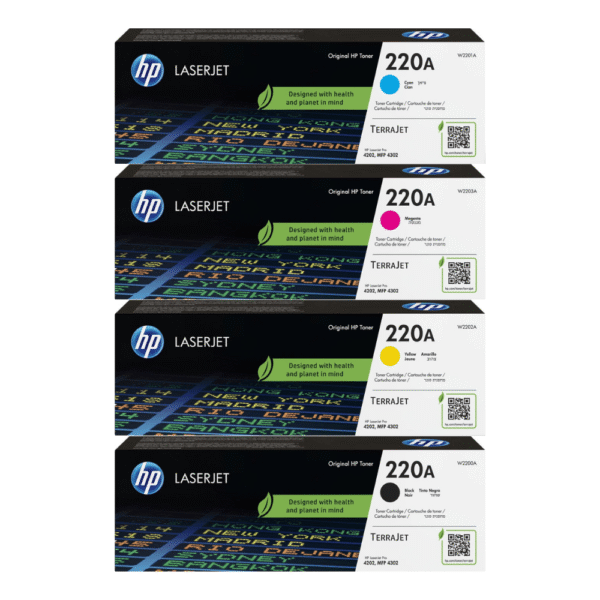 HP 220A Original LaserJet Toner Cartridges