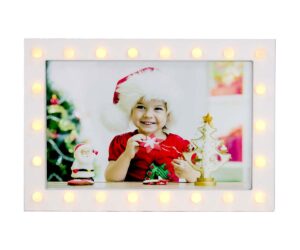 Photo Frame White Illuminated