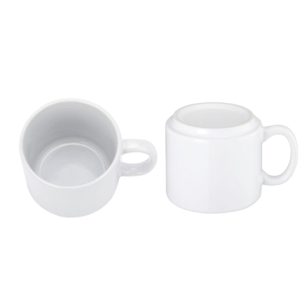Cups Sublimation Gloss White Stackable - Image 3