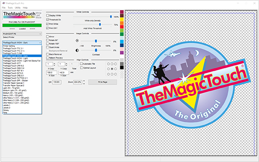 TheMagicTouch Software Click Print