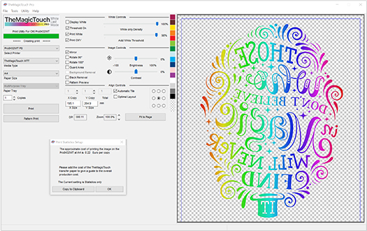 TheMagicTouch Software Cost calculation