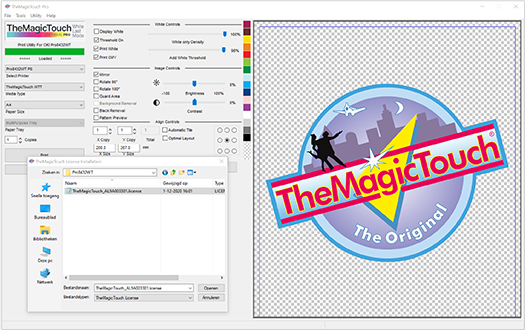 TheMagicTouch Software Installation