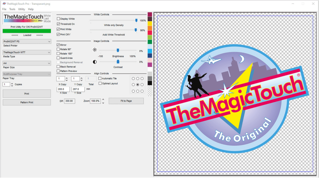 TheMagicTouch Software Interface