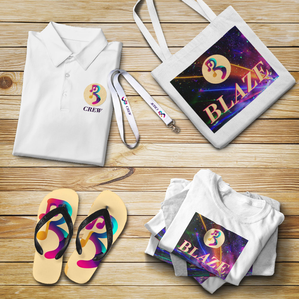 TheMagicTouch TTC 3.1 Applications Tote Bag Polo T-shirt Flip Flops Lanyard