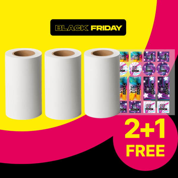 Black Friday Bundle DTF Magic Film Premium Roll Hot Peel