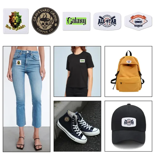 Fabric Patches (5 Pack) White – Bild 2