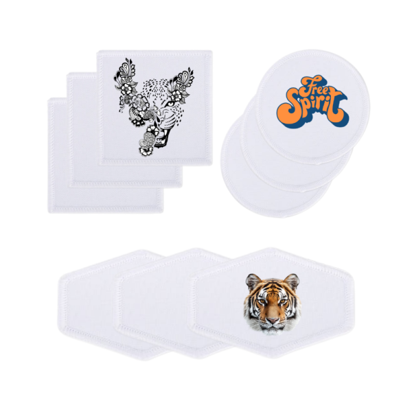 Fabric Patches (5 Pack) White - Image 2