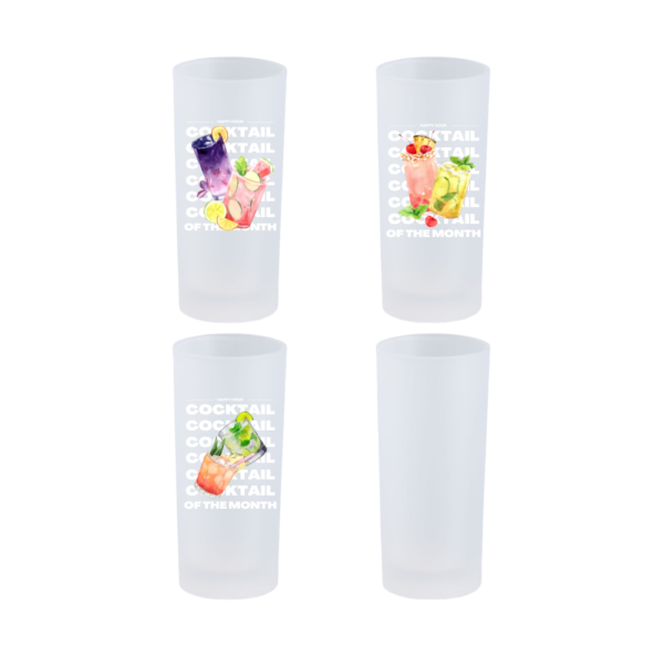 Long Drink Glass Frozen