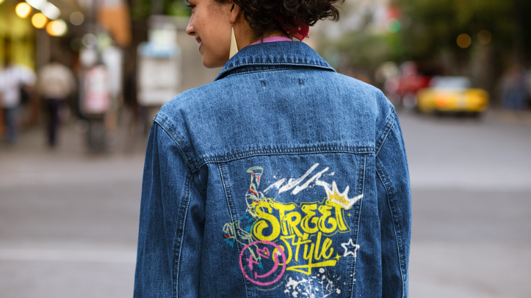 8. Kidcore High Saturdation Joy using TheMagicTouch WOW Dark Transfer Paper