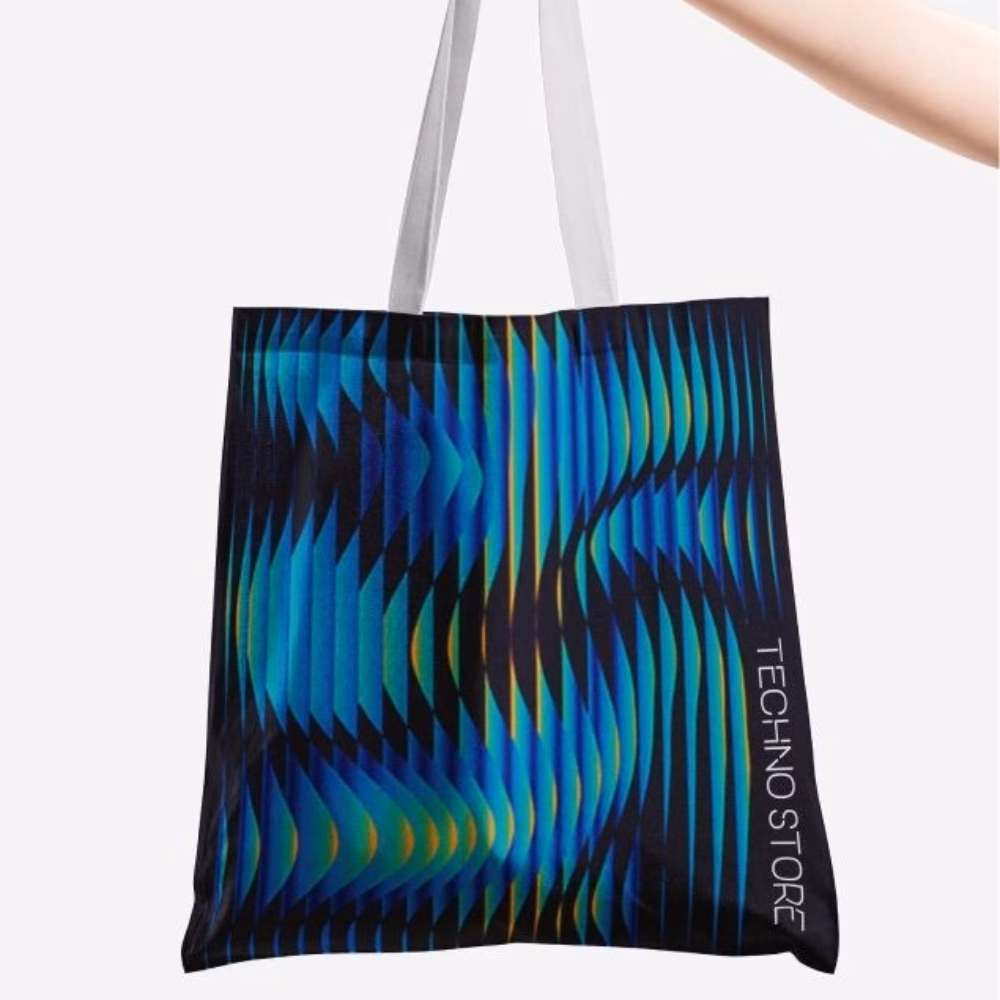 Black Tote bag Technostore Design Roland TY300i