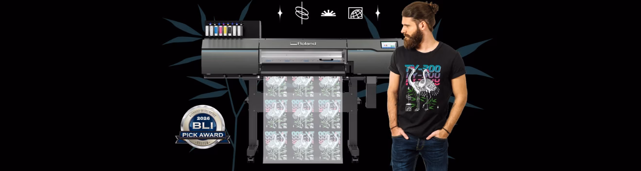 Blog Banner Roland Ty 300i Direct to Film Printer