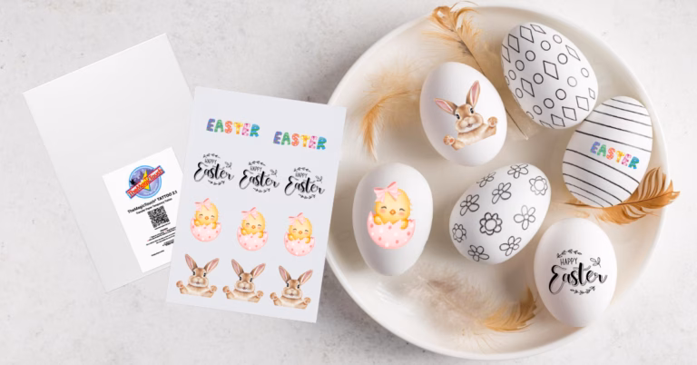 How to Decorate Easter Eggs with Temporary Tattoos