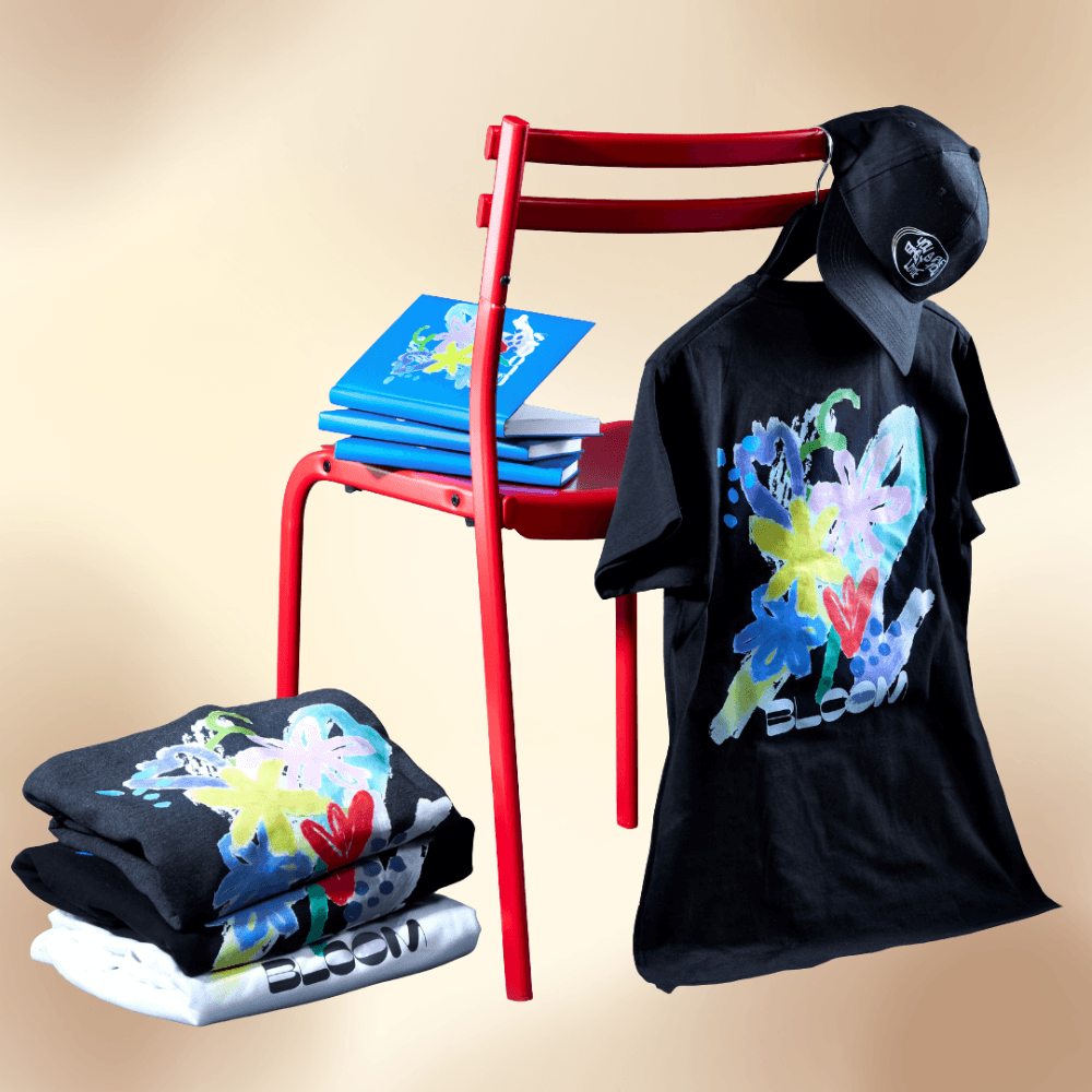 Group Image of pressed products Compilation White Toner Transfer Images