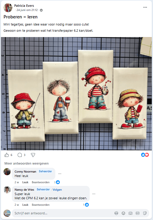 Patricia Evers Proberen = leren Facebook Post Patricia Evers Proberen leren Facebook Post