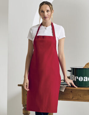 Organic Cotton Bib Apron (No Pocket)