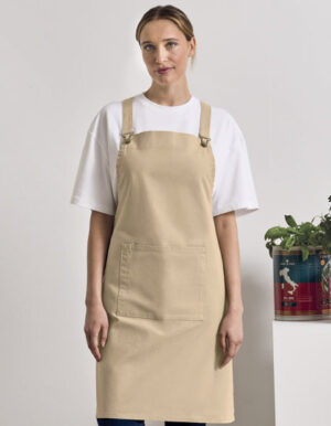 Cross Back Barista Bib Apron