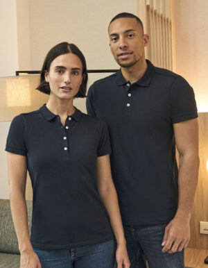 Men's Fitted Stretch Polo